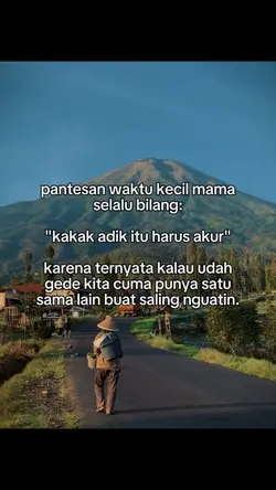 kakak adik harus aku
