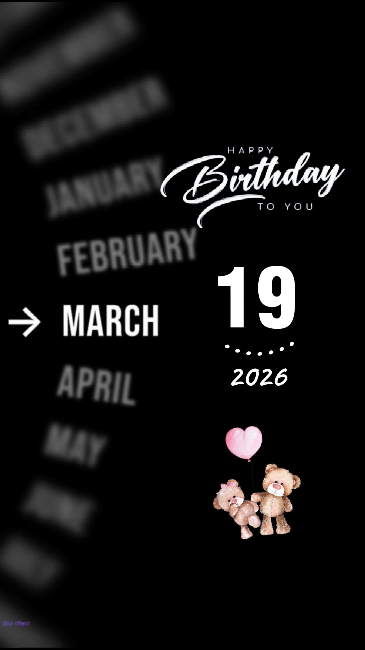 hbd 19 march 2026 