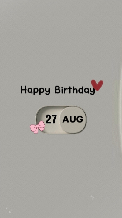 27 DE AGOSTO CUMPLEAÑOS 
