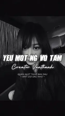 YÊU MỘT NG VÔ TÂM
