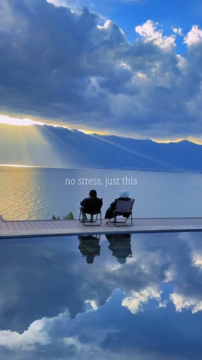 no stress, just this