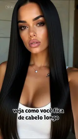 cabelo longo IA