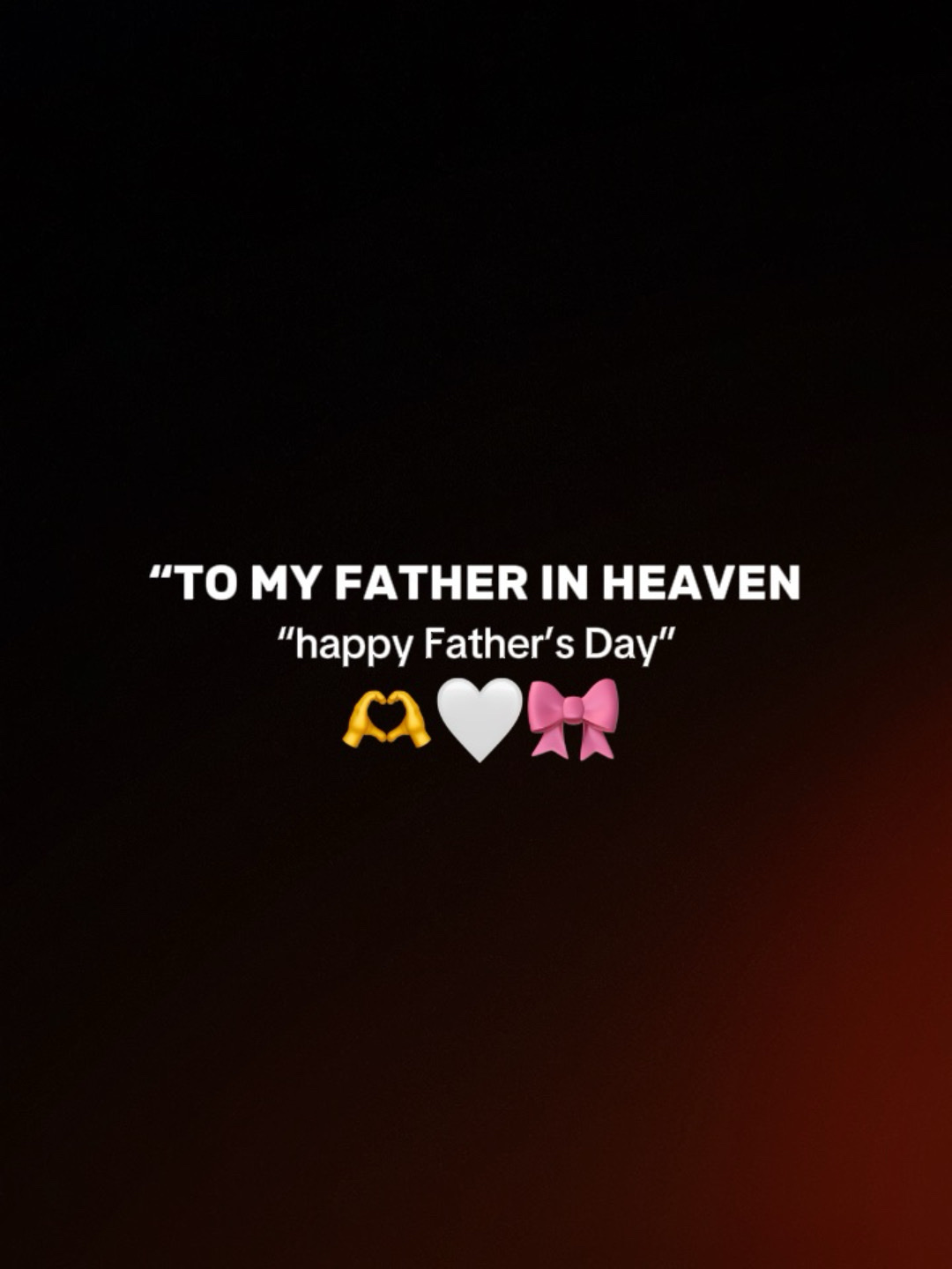 A mi papá en el cielo 