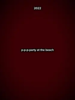 party at the beach