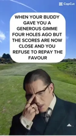 Golf gimme