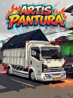Ai Comic Style Truck