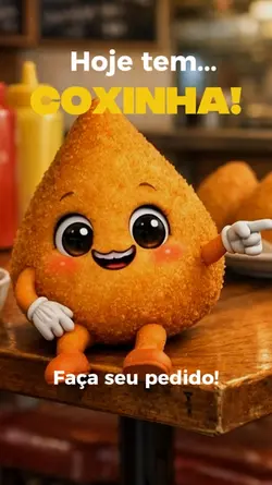 Hoje tem coxinha 