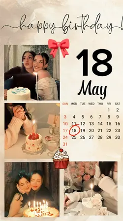 Birthday 18 May