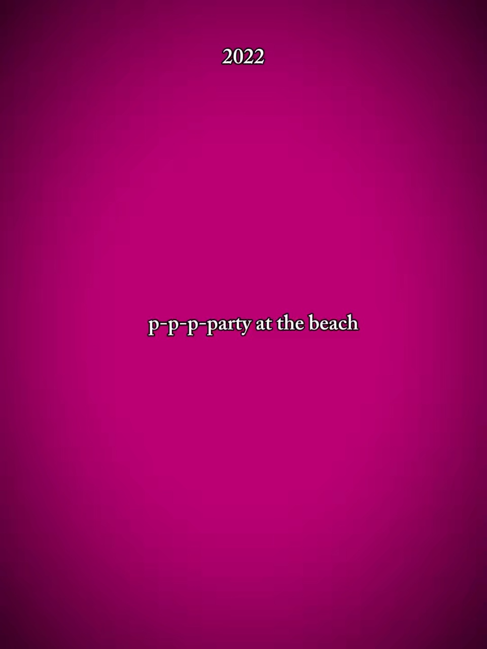 Party at the beach 