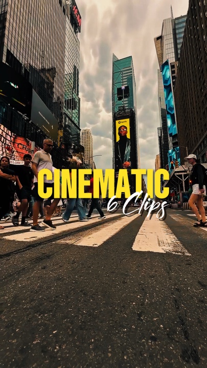 6 clips cinematic 
