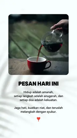 pesan hari ini