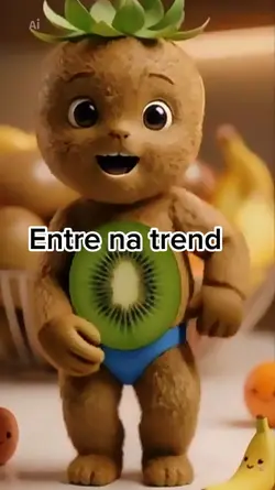 Bebê kiwi dançando 