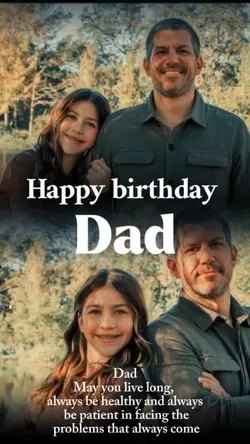 Happy birthday dad
