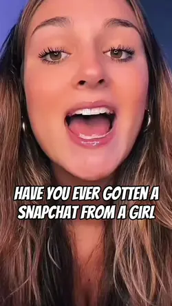 Snapchat from a girl