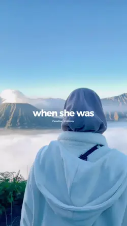 when she was just a