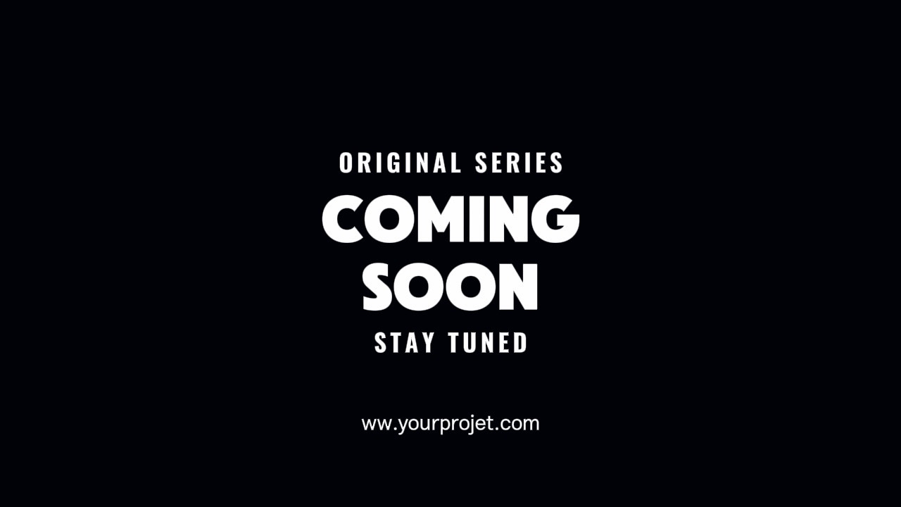 Coming soon opening
