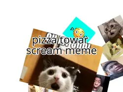 pizza towar scream