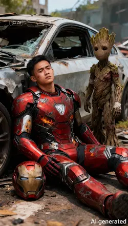IRON MAN AND WOOD