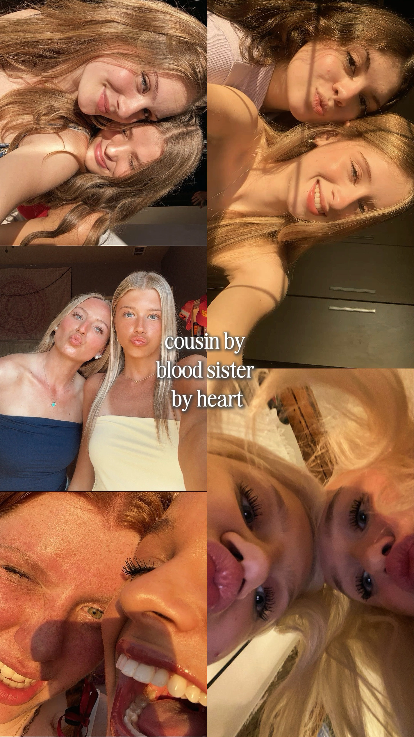 Familie und beste Freundin