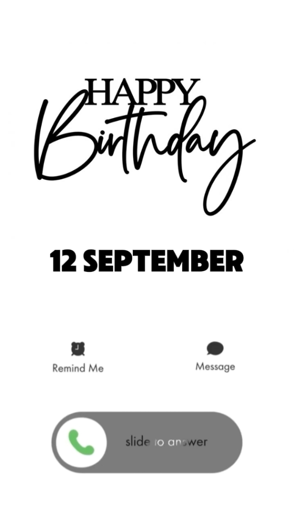 12 September B'day 