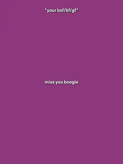 Miss you boogie