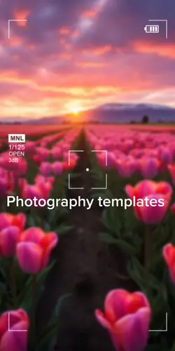 Photography template