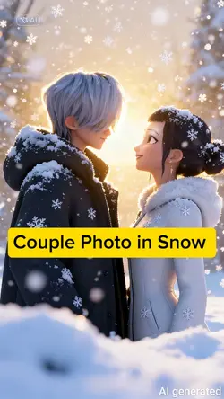 Couple Photo in Snow