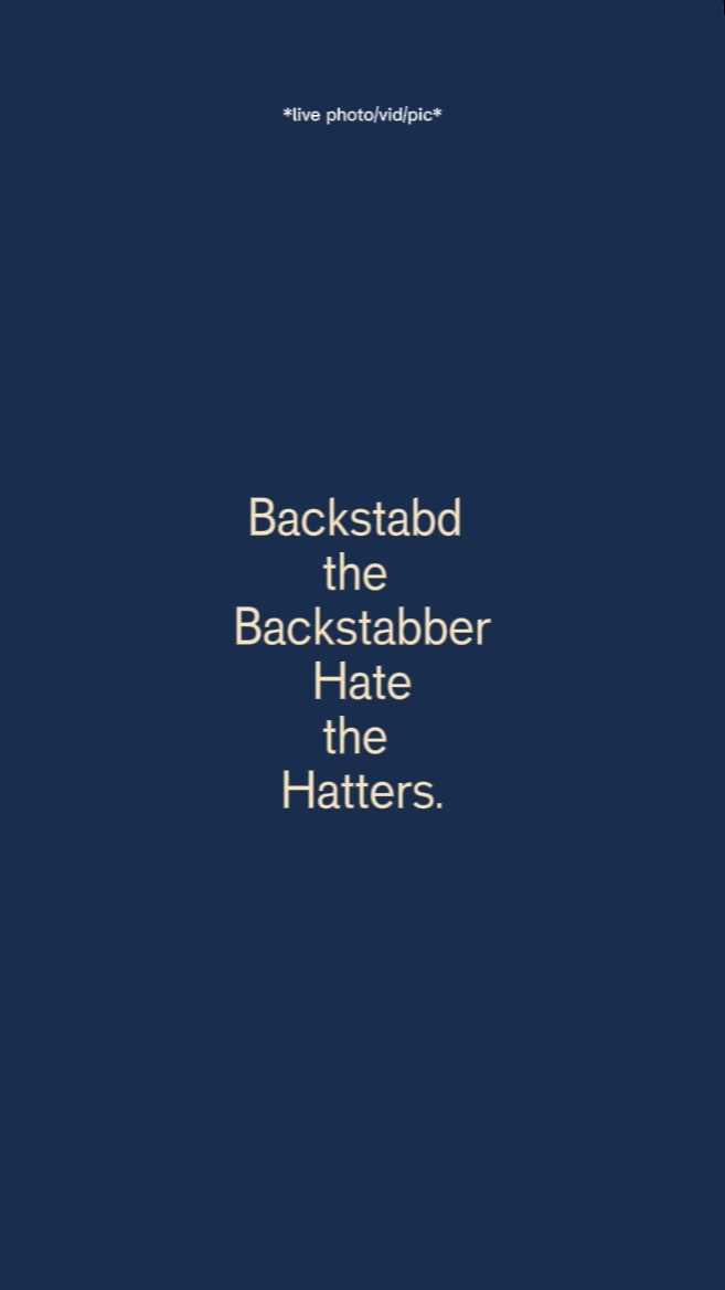 backstabd the 