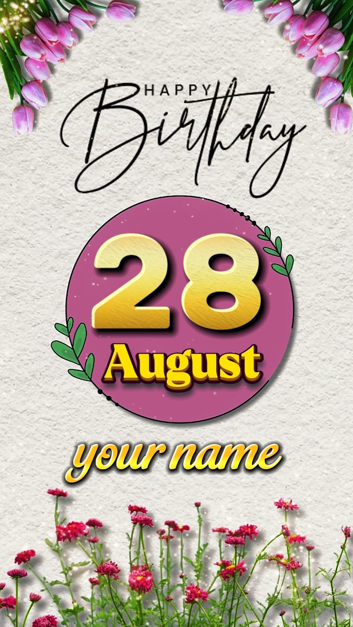 HBD 28 août 2026