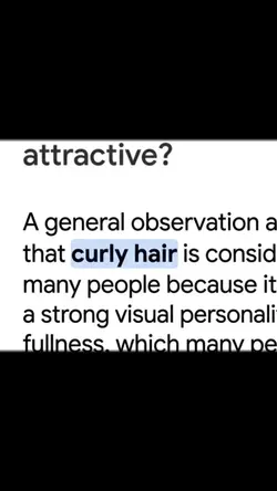 curly hair
