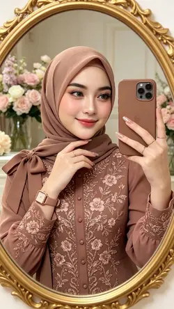 Kebaya coklat
