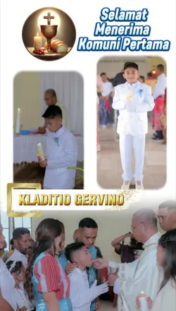 Ucapan Komuni Pertam