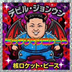 ビックリマン風シールに変身