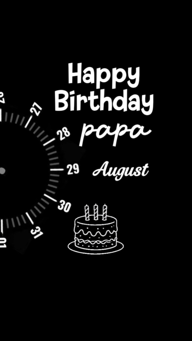 Ulang tahun papa 