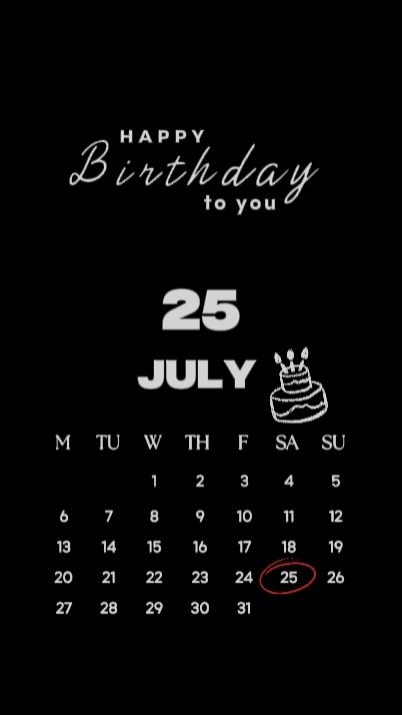anniversaire 25 juillet 
