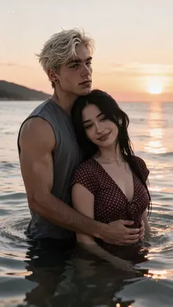 Couple BomanticBeach