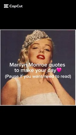 Marilyn M quotes๐ฉท