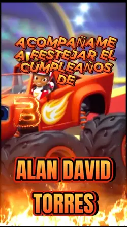 invitacion de blaze