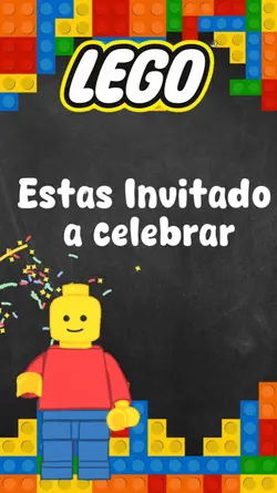 invitacion lego
