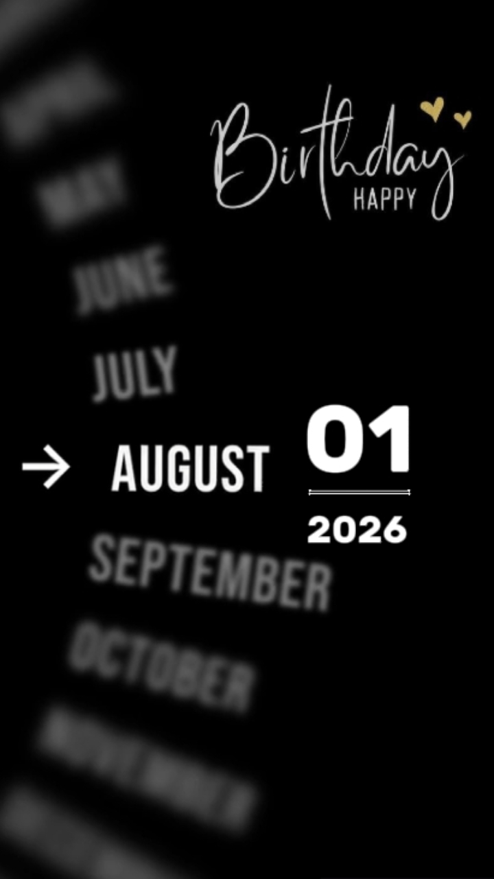 HBDMyLove01August
