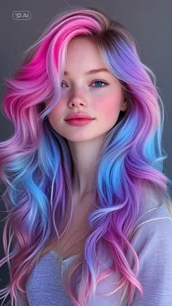 colorful hair