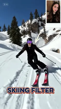 skiing filter