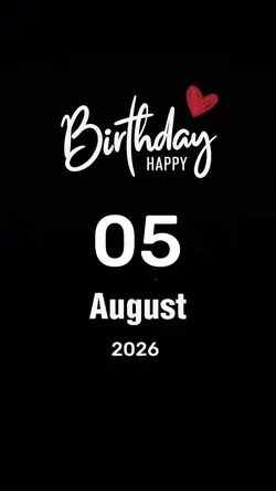 Hbd 05 August 2026 