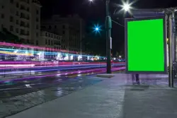 billboard green scre