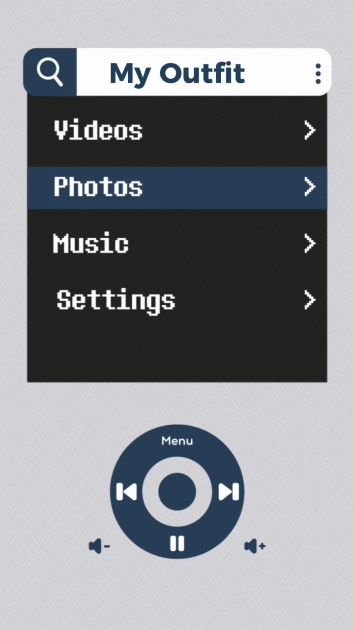 Kleidung Display Ui Erstellung Tiktok Stil