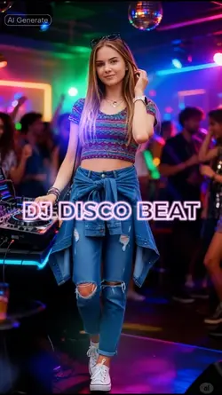 AI DJ Disco beat