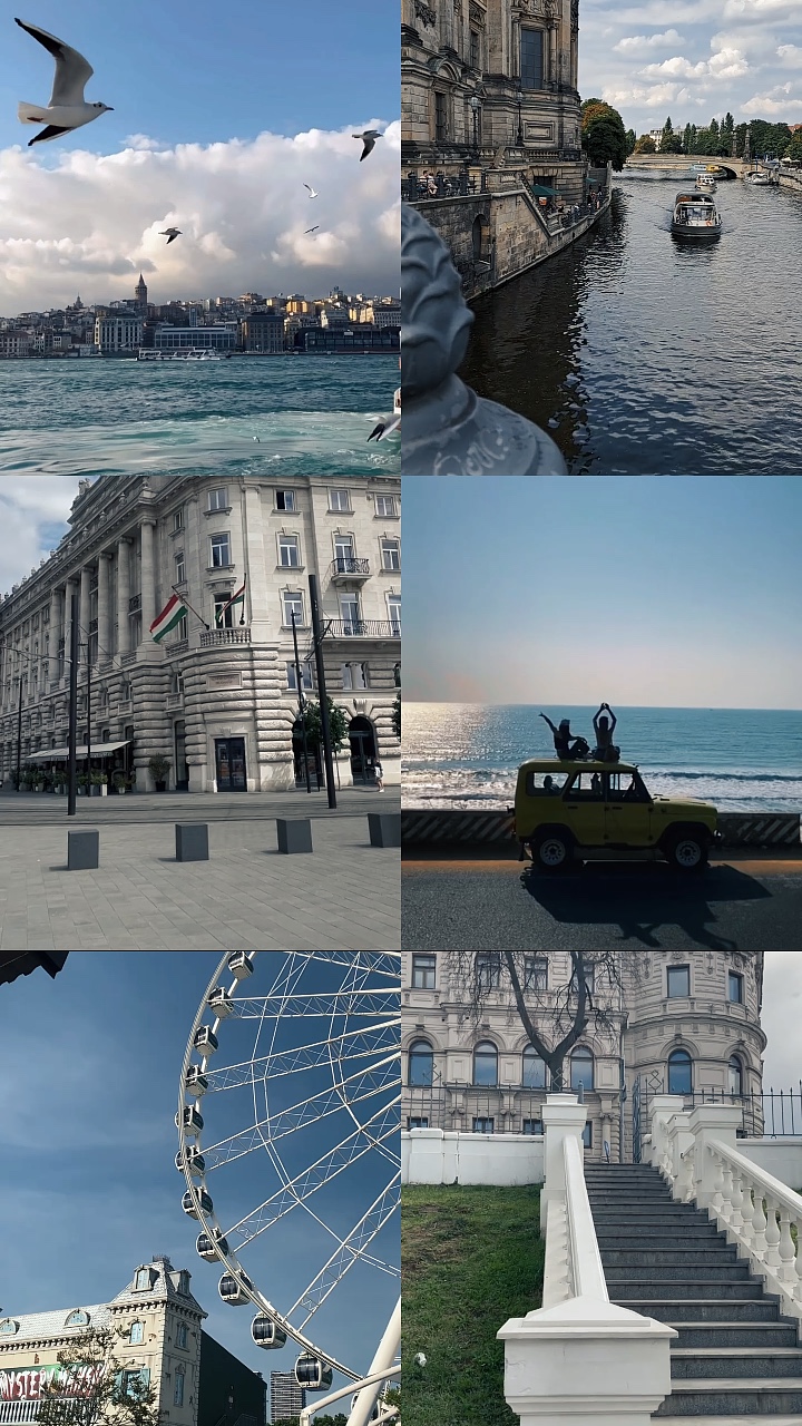 grid vlog aesthetic