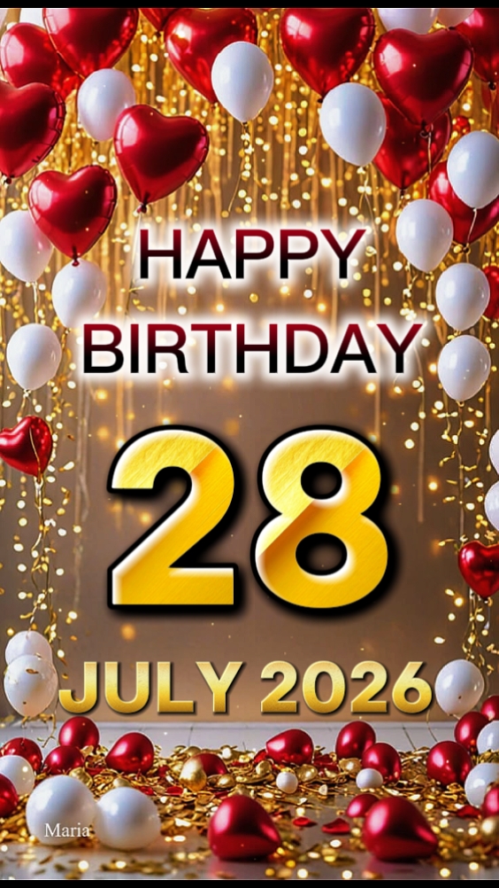 Selamat ulang tahun 28 Juli