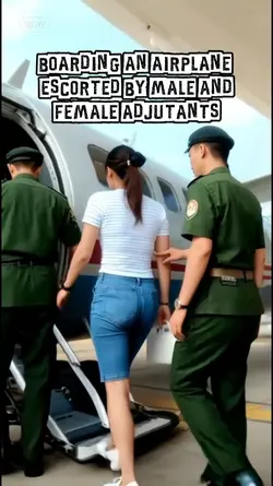 boarding an airplane