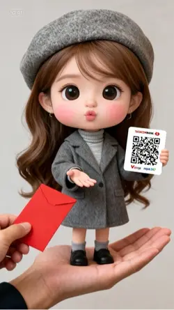 Mẫu ghép lì xì qr